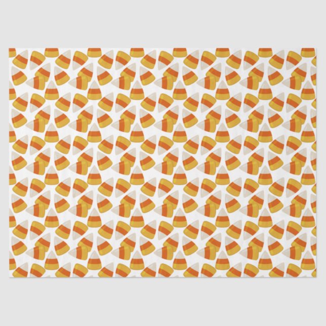Papel De Seda Halloween Candy Corn (Anverso)