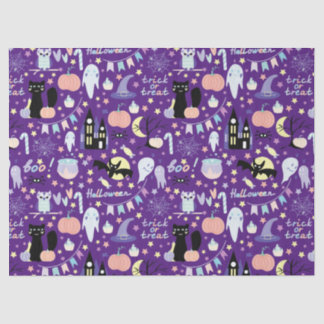 Papel De Seda Halloween Colorful