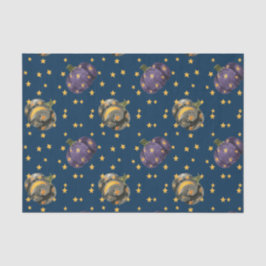 Papel De Seda Halloween con el patrón de las estrellas de calaba