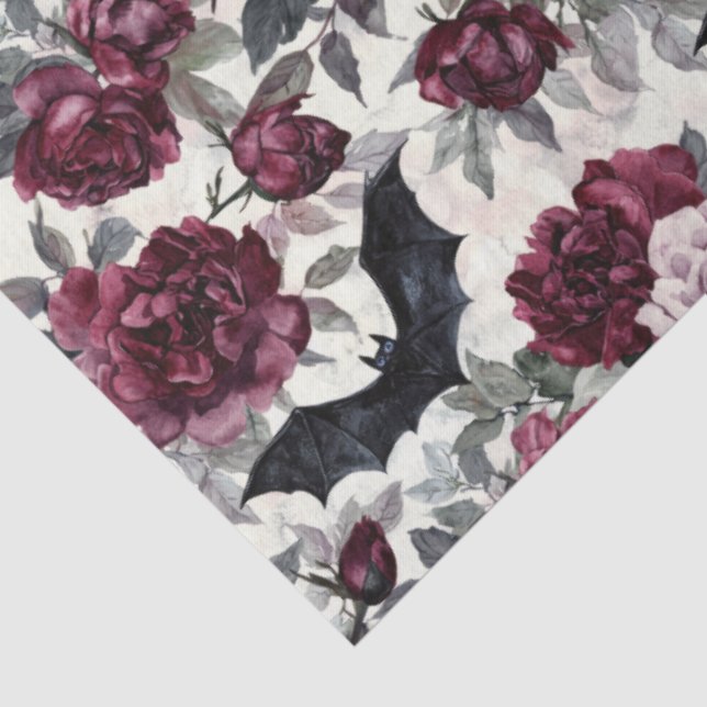 Papel De Seda Halloween de acuarela elegante (Detalle)