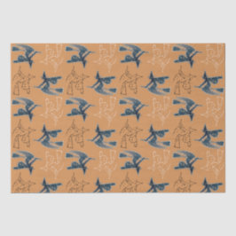 Papel De Seda Halloween de brujas nocturnas estrelladas