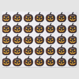 Papel De Seda Halloween de calabaza festiva