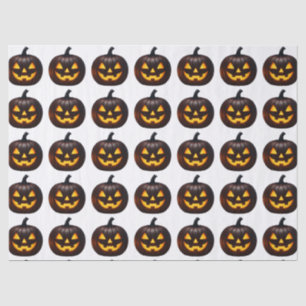 Papel De Seda Halloween de calabaza festiva
