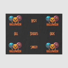 Papel De Seda Halloween de dulces siniestros