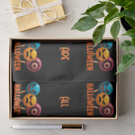 Papel De Seda Halloween de dulces siniestros