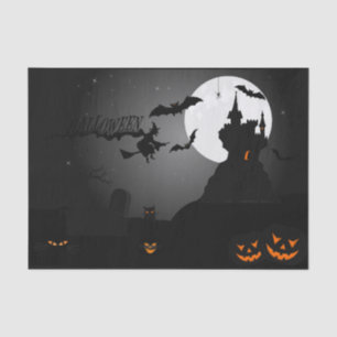 Papel De Seda Halloween de la casa de Haunted