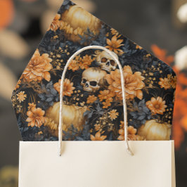 Papel De Seda Halloween de la flor vintage
