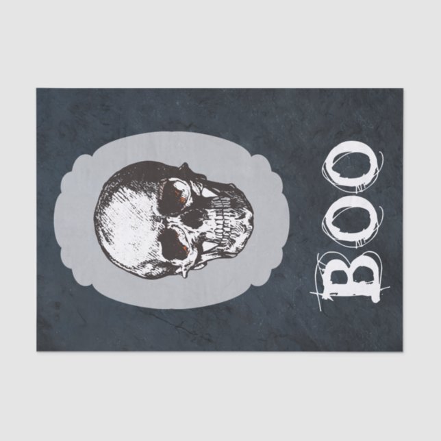 Papel De Seda Halloween de la nieve vieja (Anverso)