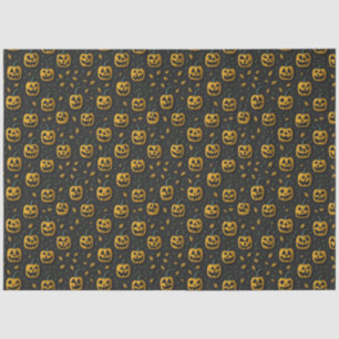 Papel De Seda Halloween espeluznante calabaza personalizado cont