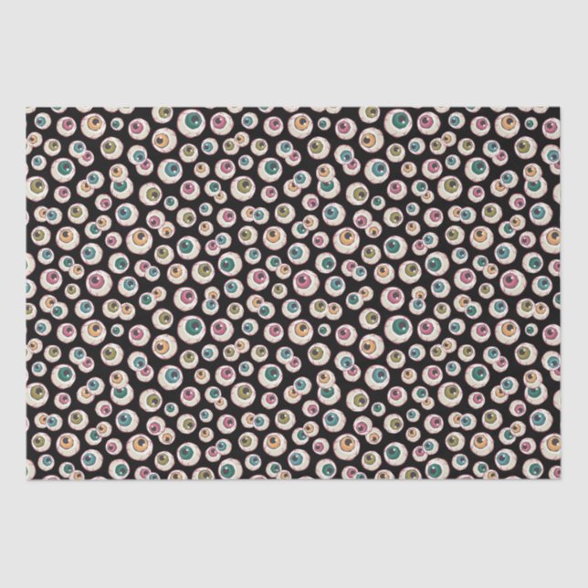 Papel De Seda Halloween Eyeballs (Anverso)