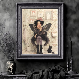 Papel De Seda Halloween Fairy y Cat en la página de desalojo de 