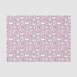 Papel De Seda Halloween fantasma rosa