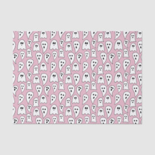 Papel De Seda Halloween fantasma rosa