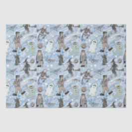 Papel De Seda Halloween fantasmal