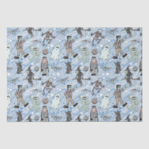 Papel De Seda Halloween fantasmal