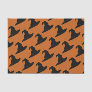 Papel De Seda Halloween Gorras y Naranja de brujas negras