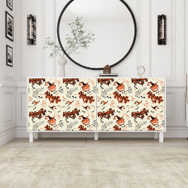 Papel De Seda Halloween gótico Descenso ephemera