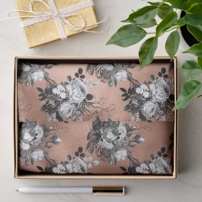 Papel De Seda Halloween gótico Rosa (Regalo )