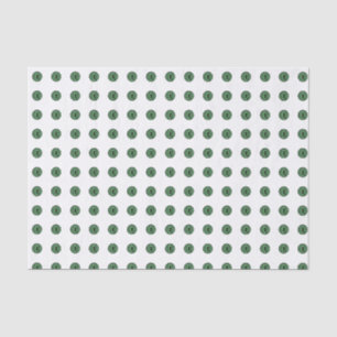 Papel De Seda Halloween Green Polka Dot Eyes