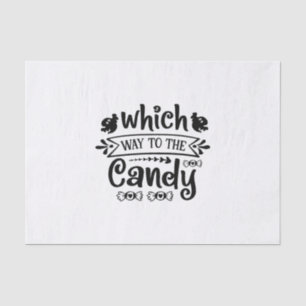 Papel De Seda Halloween Hacia El Cumpleaños Del Candy