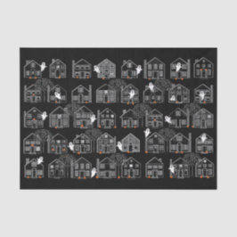 Papel De Seda Halloween Haunted House