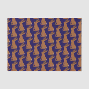Papel De Seda Halloween Jackalope Trick o Tret Pattern