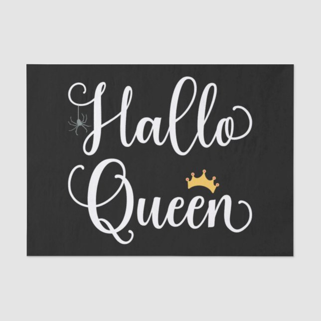 Papel De Seda Halloween Lover - Halloqueen I (Anverso)