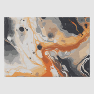 Papel De Seda Halloween Marble Watercolor Swirl 16