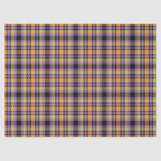 Papel De Seda Halloween Plaid Tartan