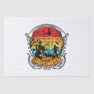 Papel De Seda Halloween retro vintage