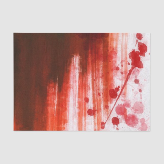 Papel De Seda Halloween rojo (Anverso)