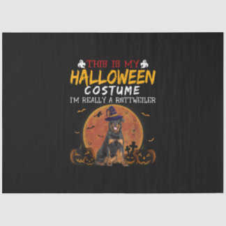 Papel De Seda Halloween Rottweiler Funny Dog Costume Amantes