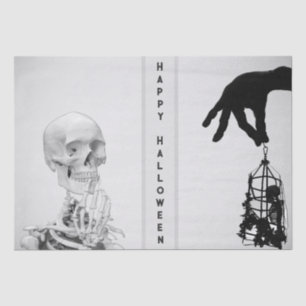 Papel De Seda Halloween Skeleton Paper