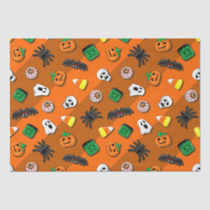 Papel De Seda Halloween Spooky Candies Fiesta