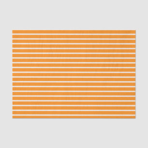 Papel De Seda HALLOWEEN STRIPES DE naranja Y BLANCO
