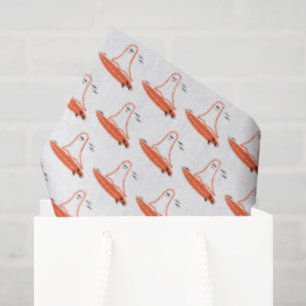 Papel De Seda Halloween Surfer Ghost Black