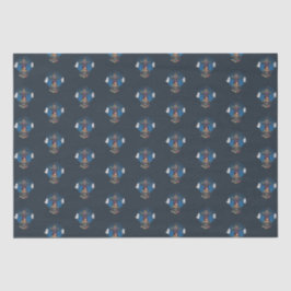 Papel De Seda Halloween verde entre brujas y fantasmas