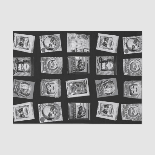 Papel De Seda Halloween Vintage (Anverso)
