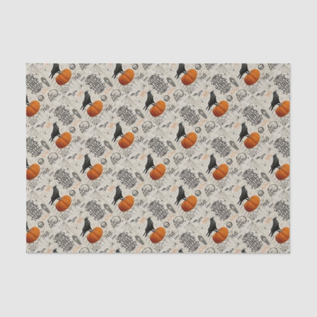 Papel De Seda Halloween vintage (Anverso)