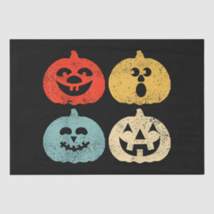 Papel De Seda Halloween Vintage Halloween Calabaza Mujeres, Homb