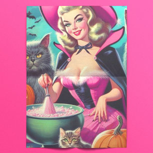 Papel De Seda Halloween Witch Pin up