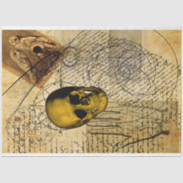 Papel De Seda Halloween Witchcraft Alchemy Vintage Ephemera