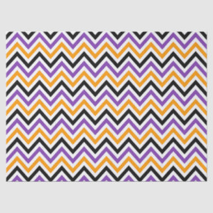 Papel De Seda Halloween Zigzag – Patrón Estacional Audaz