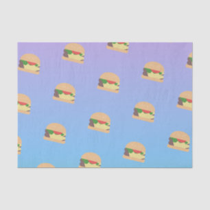 Papel De Seda Hamburguesa Pastel Ombre