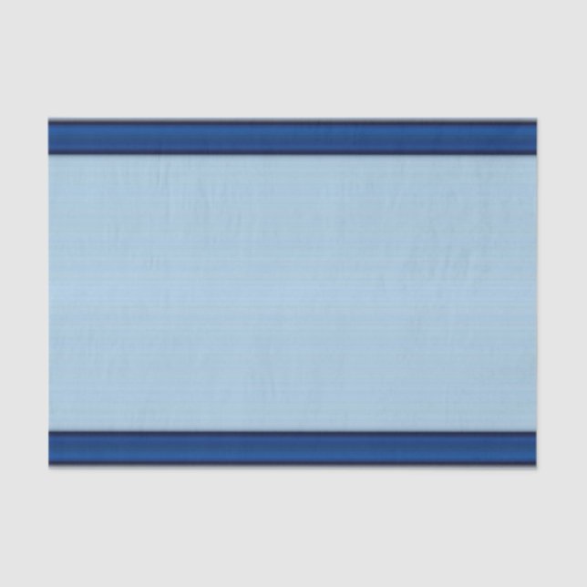 Papel De Seda HAMbWG -Tejido de regalo - Azul - Dos tonos (Anverso)