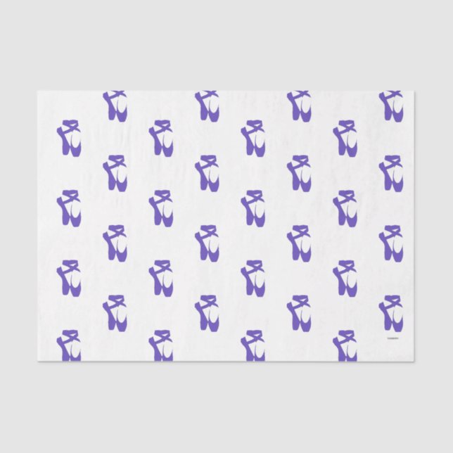 Papel De Seda HAMbyWG - Ballerina Slippers en morado (Anverso)