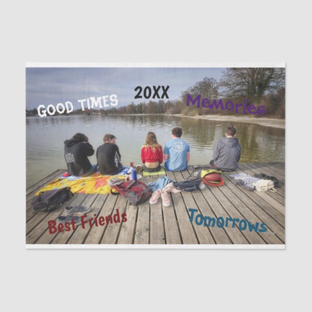 Papel De Seda HAMbyWG - Foto con palabras (Anverso)