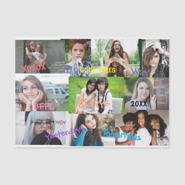 Papel De Seda HAMbyWG - Fotos con palabras (Anverso)