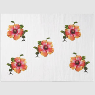 Papel De Seda HAMbyWG Hawaiin Hibiscus Flower