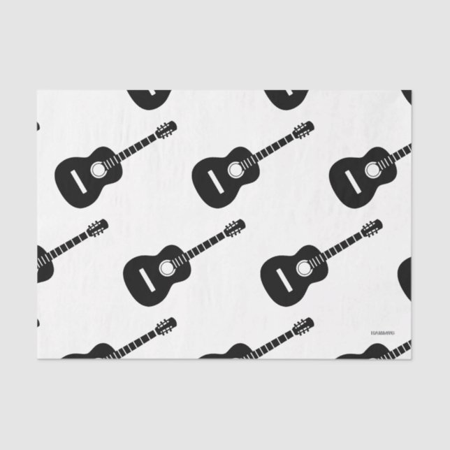Papel De Seda HAMbyWG - Músicos de guitarra acústica (Anverso)